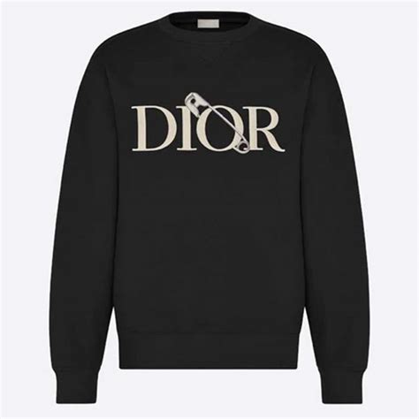 Oversized DIOR AND JUDY BLAME Sweatshirt Black Cotton 